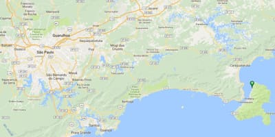 แผนที่ของชายหาด Barreiros