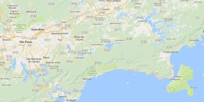 แผนที่ของชายหาด Lázaro