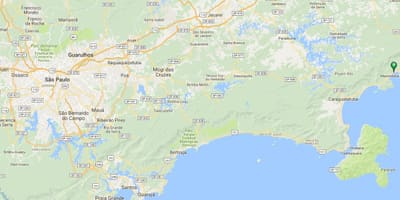 แผนที่ของชายหาด Oeste