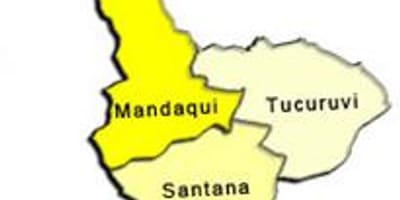 แผนที่ของซานทาน่ารายการย่อยขอ prefecture