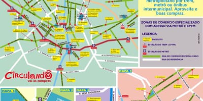 แผนที่ของซื้อของ São Paulo