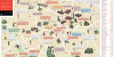 แผนที่ของนักท่องเที่ยวหน่อย São Paulo