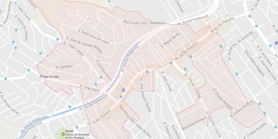 แผนที่ของริโอ Pequeno São Paulo