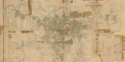 แผนที่ของอดีต São Paulo-1916