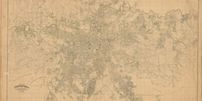 แผนที่ของอดีต São Paulo-1943