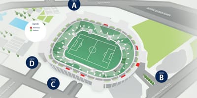 แผนที่ของ Allianz Parque ระดับ 5