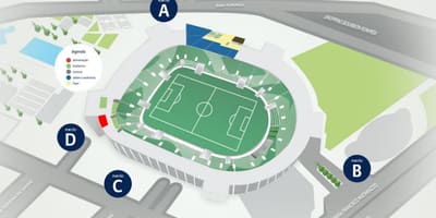 แผนที่ของ Allianz Parque ระดับ 1