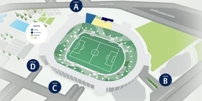 แผนที่ของ Allianz Parque ระดับ 2