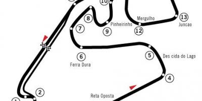 แผนที่ของ Autódromo José คาร์ลอสเดิน