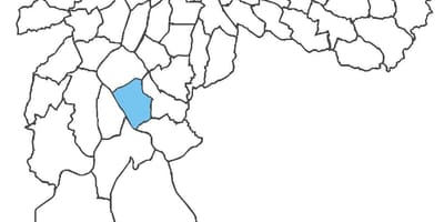 แผนที่ของ brazil. kgm เขต