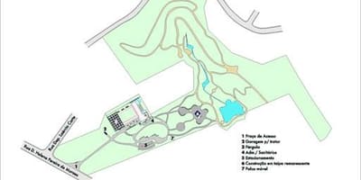 แผนที่ของ Burle Marx วนสาธารณะ