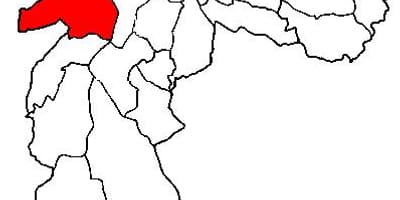 แผนที่ของ Butantã รายการย่อยขอ prefecture São Paulo