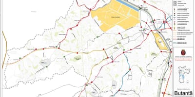 แผนที่ของ Butantã São Paulo-สาธารณะ transports