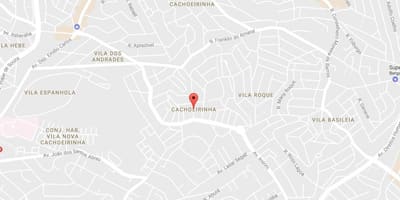 แผนที่ของ Cachoeirinha São Paulo