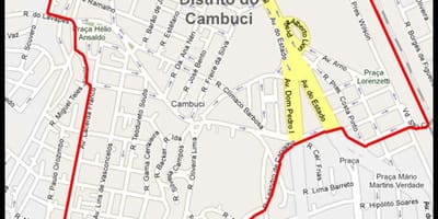 แผนที่ของ Cambuci São Paulo