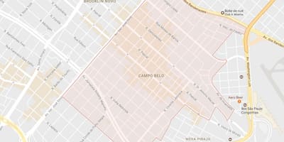 แผนที่ของ Campo Belo São Paulo