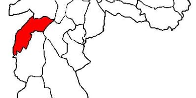 แผนที่ของ Campo Limpo รายการย่อยขอ prefecture São Paulo