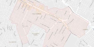 แผนที่ของ Carrão São Paulo