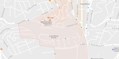 แผนที่ของ Freguesia ทำ Ó São Paulo