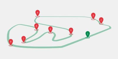 แผนที่ของ GP บราซิล F1