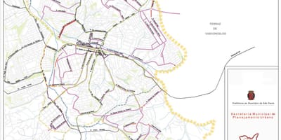 แผนที่ของ Guaianases São Paulo-ถนน