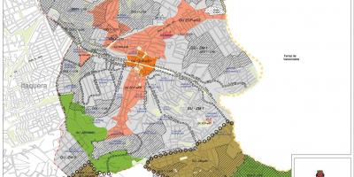 แผนที่ของ Guaianases São Paulo-มีอาชีพของที่ดิน