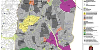 แผนที่ของ Ipiranga São Paulo-มีอาชีพของที่ดิน