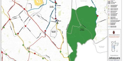 แผนที่ของ Jabaquara São Paulo-สาธารณะ transports