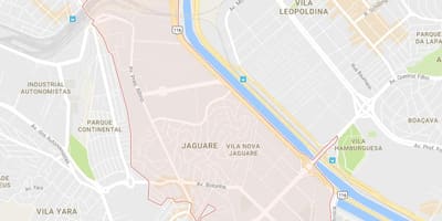 แผนที่ของ Jaguaré São Paulo