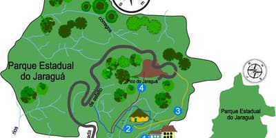 แผนที่ของ Jaraguá งช่วงพีค
