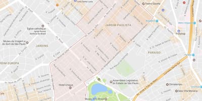 แผนที่ของ Jardim Paulista São Paulo