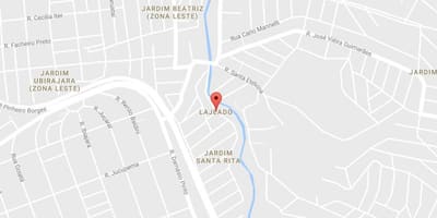 แผนที่ของ Lajeado São Paulo