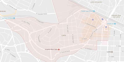 แผนที่ของ Lapa São Paulo
