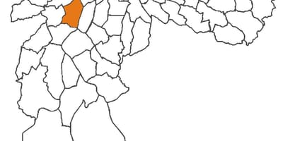 แผนที่ของ Morumbi เขต