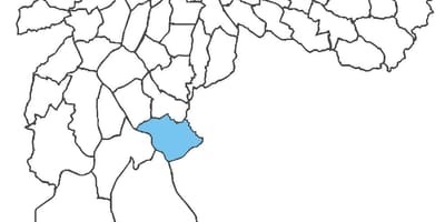 แผนที่ของ Pedreira เขต