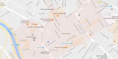 แผนที่ของ Pinheiros São Paulo