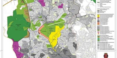 แผนที่ของ Pirituba-Jaraguá São Paulo-มีอาชีพของที่ดิน