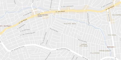 แผนที่ Ponte Rasa São Paulo