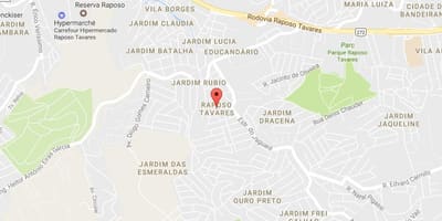 แผนที่ของ Raposo Tavares São Paulo