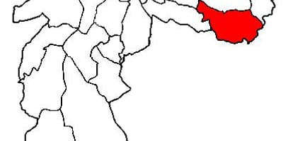 แผนที่ของ São Mateus รายการย่อยขอ prefecture São Paulo