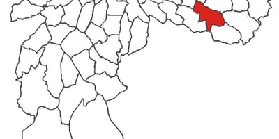 แผนที่ของ São Mateus เขต