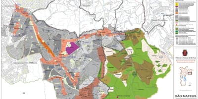 แผนที่ของ São Mateus São Paulo-มีอาชีพของที่ดิน