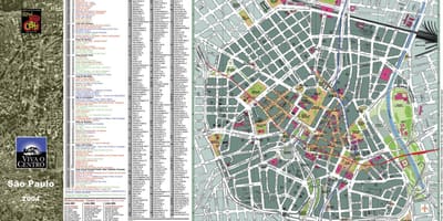 แผนที่ของ São Paulo เมือง