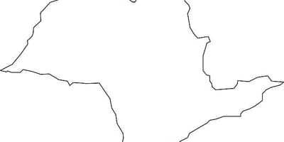 แผนที่ของ São Paulo เว็กเตอร์