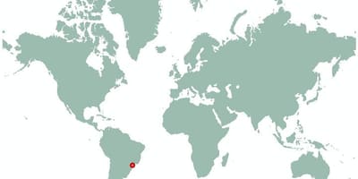 แผนที่ของ São Paulo ในโลก