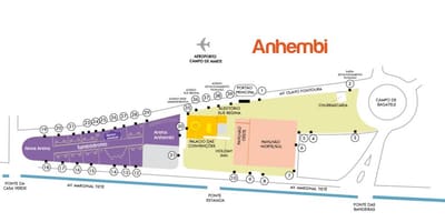 แผนที่ของ São Paulo Anhembi