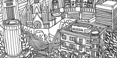 แผนที่ของ São Paulo coloring-ในเมือง