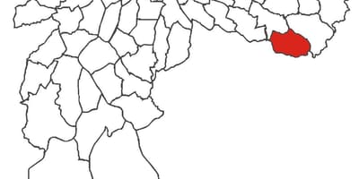 แผนที่ของ São Rafael เขต