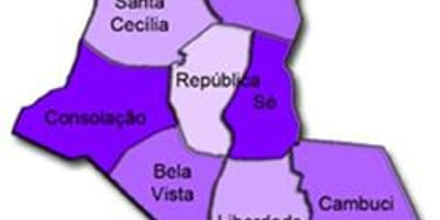 แผนที่ของ Sé รายการย่อยขอ prefecture
