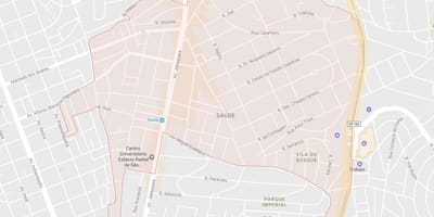 แผนที่ของ Saúde São Paulo